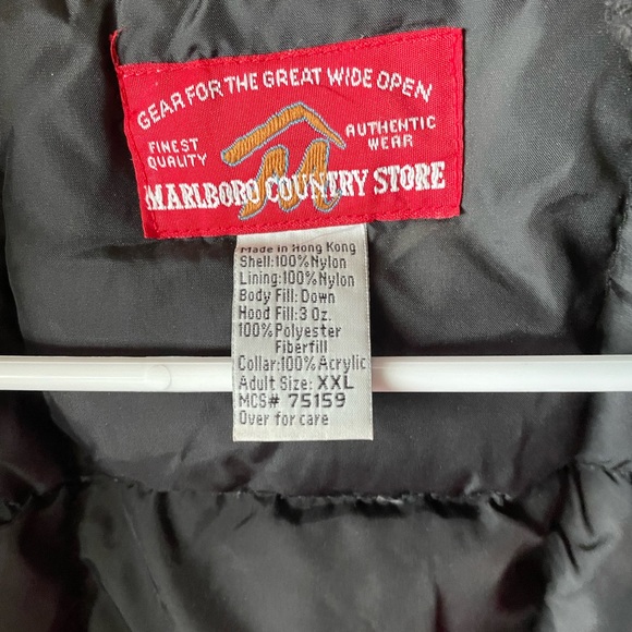 Vintage Marlboro Pit Crew Puffer Jacket - Picture 4 of 6